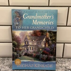 Thomas Kinkade Grandmother Memories Journal Blue Hardcover Keepsake Faith